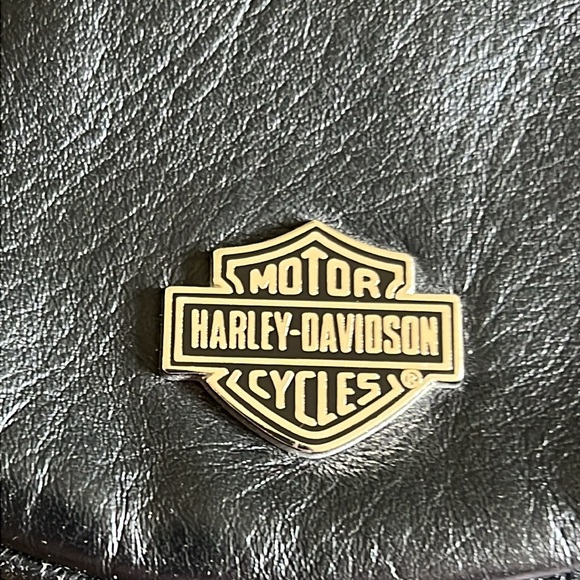 Harley Davidson Leather Purse Like New - Picture 3 of 8